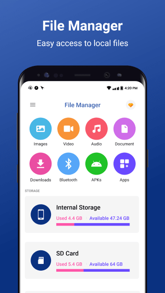 File Explorer: Manager  Clean
