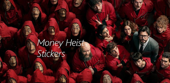 Money Heist Stickers- WAsticke