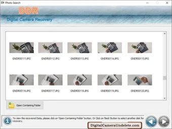 Digital Camera Photo Undelete Software