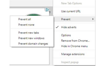 New Tab Options