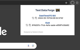 Test Data Forge