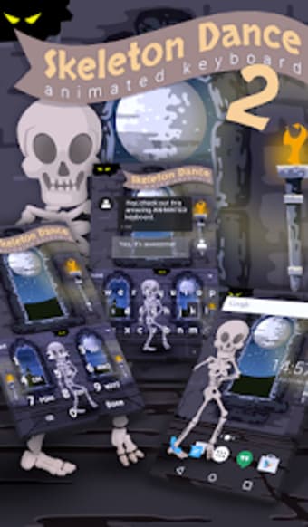 Skeleton Dance Wallpaper Theme