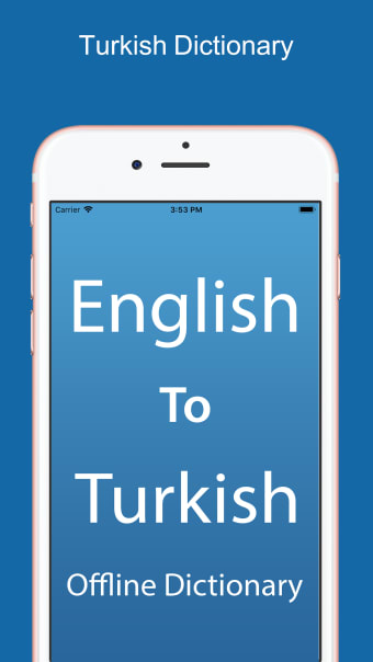 Turkish Dictionary Translator