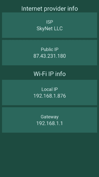 My IP info - show my IP details