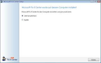 Microsoft Fix It Center