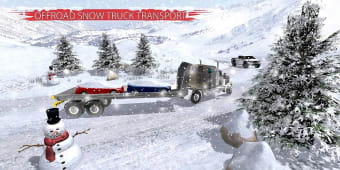 Winter Snow Pickup Truck: Gigantic Cold Hill Drive