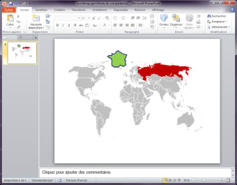 Free Editable Worldmap for Powerpoint Slides