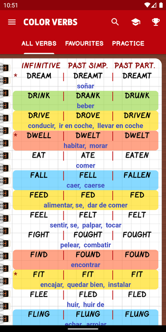 English Irregular Verbs