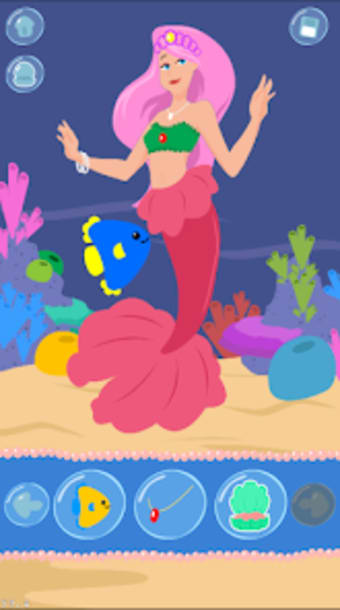 Colourful mermaid