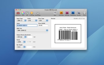 barcode producer osx