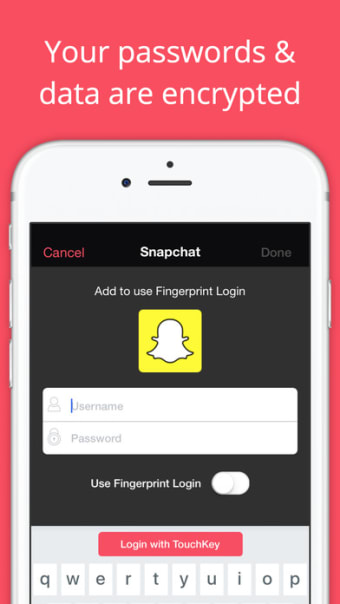 Fingerprint Password: Touch Key login & apps lock