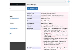 MyCVThèque Chrome extension