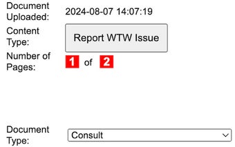 WTW Document Feedback