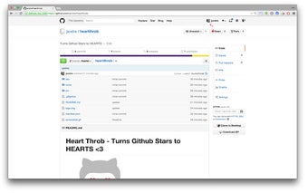 Github Heart Throb