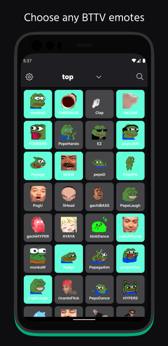 BTTV Stickers - Use emotes anywhere