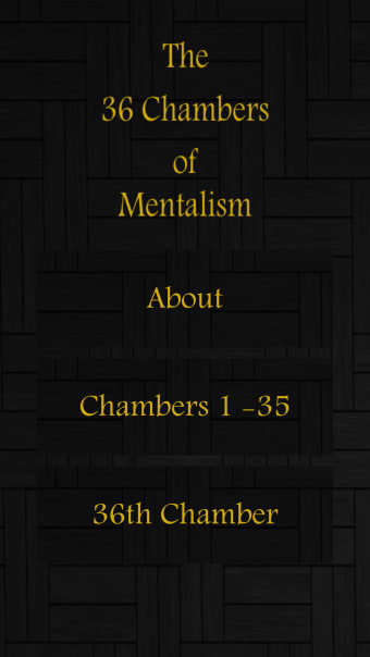 The 36 Chambers of Mentalism