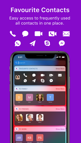 Favorite Contact Launcher App