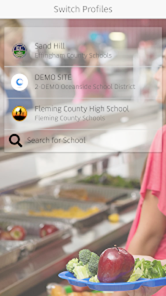 Web Menus for School Nutrition