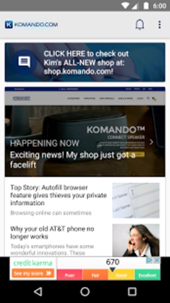 Komando.com App