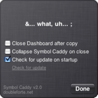 Symbol Caddy