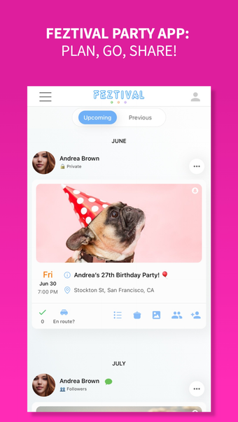 Feztival: Party Planning App