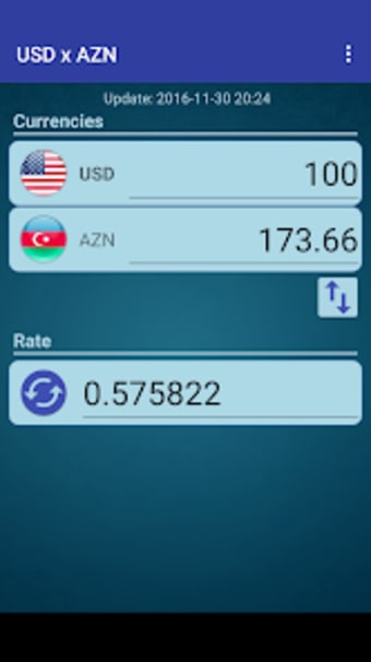 US Dollar to Azerbaijan Manat