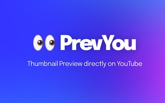 PrevYou — YouTube Thumbnail Previewer