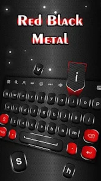 Red  Black Metal - Keyboard T