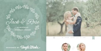 Jack & Rose - A Whimsical WordPress Wedding Theme