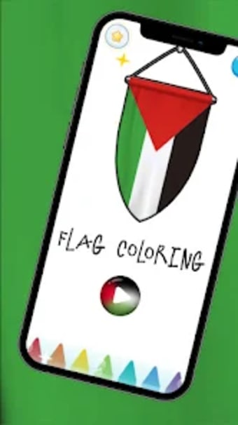 Palestine Flag Coloring 2