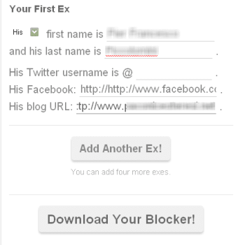Ex-blocker
