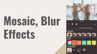 Blur  Mosaic Photo editor