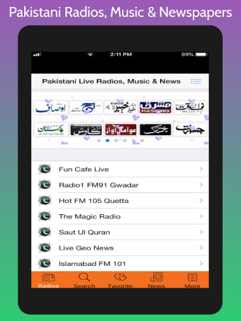 Pakistani Radios, Free Music & Pakistani Newspaper