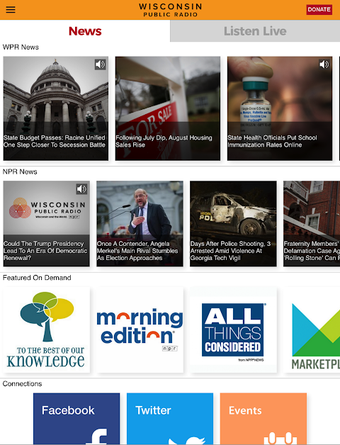 Wisconsin Public Radio App