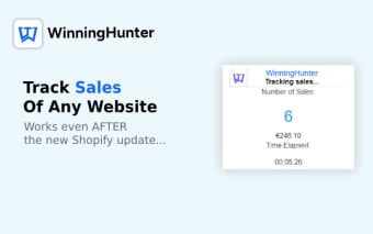 WinningHunter - Dropship Shopify Salestracker