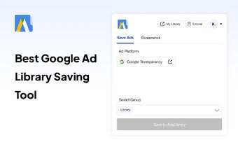 Ad Library: Save Google Ads