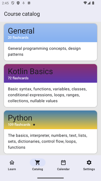 Programming Flashcards