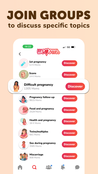 WeMoms - Pregnancy and Mother for iPhone - Download
