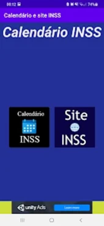 Calendário  INSS  site