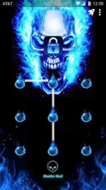Lock Master - Blue Fire Skull