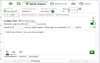 WA Sender Plugin