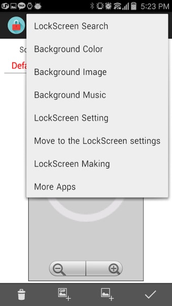 GIF LockScreen Setting