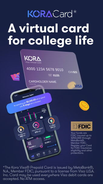 Kora Money College Student App