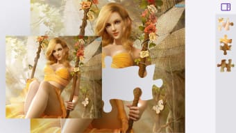 Jigsaw Puzzles Mysterious Girl