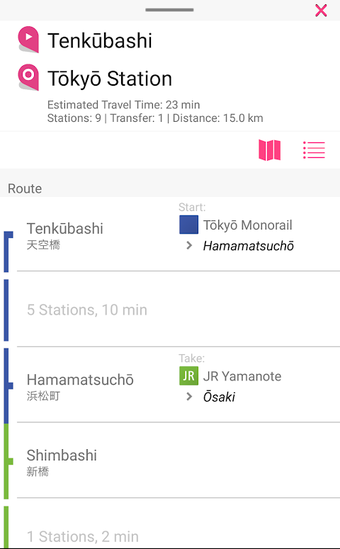 Tokyo Rail Map