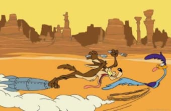Looney Tunes Coyote & Roadrunner Wallpaper