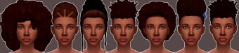 Curly Fro mod for The Sims 4