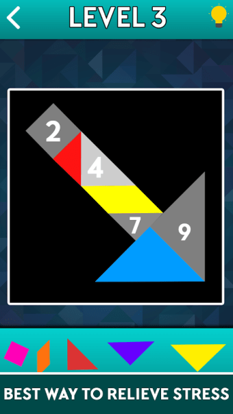 Tangram Color by Number - Poly