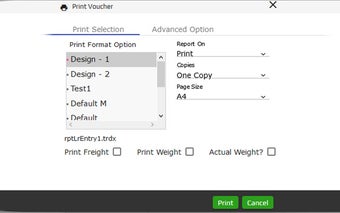 eCount Software - Printing Plug-In