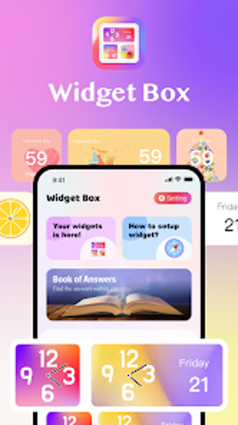 Widget Box Color desktop